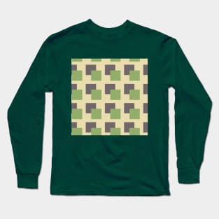 Background illustration geometric, square. Decorative design pattern camouflage Long Sleeve T-Shirt